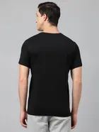 Round Neck Logo Print T-Shirt for Men 
