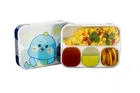 2 Compartment Lunch Box with Handle & Push Lock 