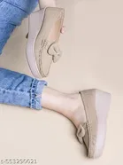Shoetopia Solid Loafers for Women 