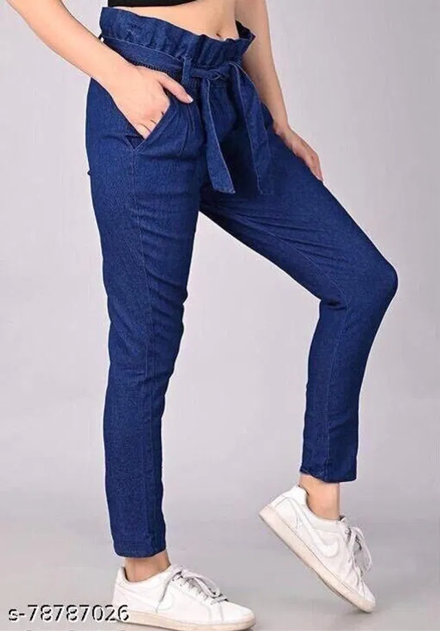 Denim Jeans for Women (Blue, 32)