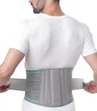 Back & Abdominal Waist Support Belt (Grey, Xl) (RS-101)