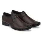 Formal Slip-On Shoes for Men (Brown, 6)