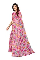 SVB फ्लोरल प्रिंटेड साड़ी फॉर वीमेन 