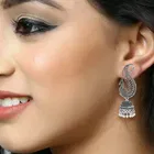 Oxidised Silver Earrings for Women & Girls 