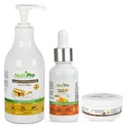 NutriPro Gold Cleansing Milk With Vitamin-C Face Serum & Cocoa Nourishing Cold Cream (Pack of 3)