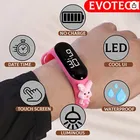 Silicone Strap Digital Watch for Kids 