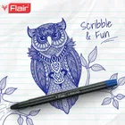 Flair Carbonix Ball Pen Blister Pack | 0.7 mm Tip Size | Low-Viscosity Ink with Double Writing Length | Smudge Free Writing, Attractive Body Graphics 