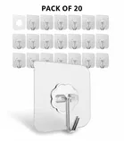 Plastic Wall Hooks, Transparent 