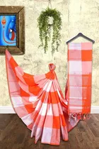 Yashika Designer Women's Saree Cotton Silk With Unstitched Blouse Piece 