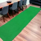 PVC Solid Doormat (Green, 2x1.5 ft)