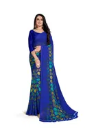 Georgette Printed Saree for Women 