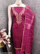 Zari Woven Patiala Suits for Women 
