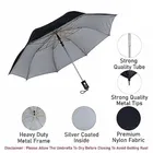 CITIZEN Black Nylon Umbrella 2 Fold Auto Open & Close Premium Umbrella for Travel 