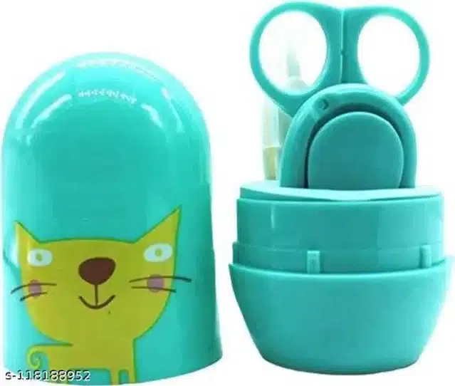 Plastic Manicure Pedicure Care Kit for Infants (Sea Green)