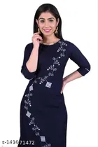 Viscose Rayon Printed Kurti for Women 