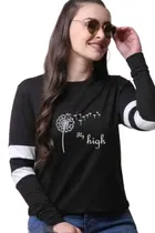 Round Neck Printed T-Shirt for Women & Girls 