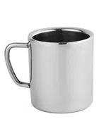 NIVIS Stainless Steel Double Wall Coffee Mug (150 ml)