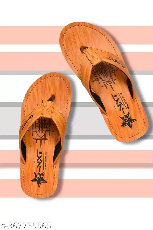 Flipflops for Men (Tan, 6)