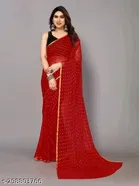 Chiffon Printed Saree for Women 
