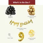 9th Happy Birthday Balloon Decoration Kit, Multicolor, Pack Of 52