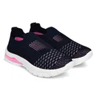 Womens Sport Shoes for Women, Black & Pink 
