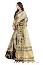 Cotton Embellished Saree for Women 