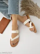 Shoetopia Flat White Size 3.0