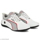 Sports Shoes for Men (White & Grey, 6)