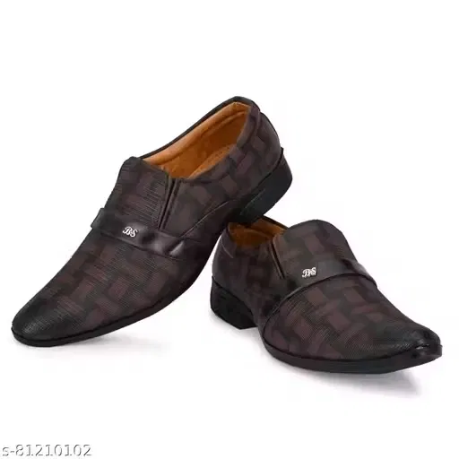 Formal Shoes for Men (Brown, 9)