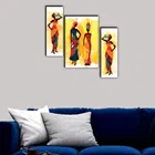 MDF 2 Pcs Designer Wall Painting for Home & Office 