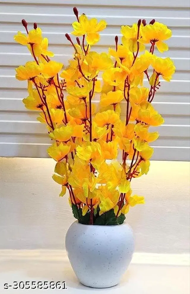 Plastic Artificial Flower (Multicolor)