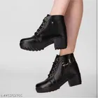 Boots for Women (Black, 3)