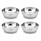 TerraHome Steel Bowl 250ml Combo Set of 4