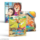 BOOKFORD Fairy Tale Shaped Board Book | Beauty and the Beast, Pinocchio, and The Pied Piper | for kids | fairy tales for kids | board book | story book | 