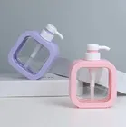 Plastic Refillable Liquid Soap Dispenser for Bathroom 