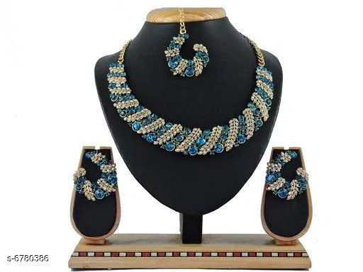 Designer Jewellery Set for Women, Pack of 2 (Green, Free Size)