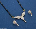 White Free Size Mangalsutras for Women