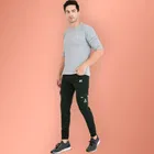 Lycra Nylon Logo Printed Track Pant for Men 