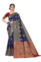 New Fancy Jacquard Festive Sarees 