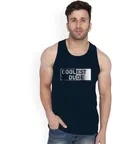 Poly Blend T-shirts for Men, Navy Blue 