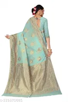 Cotton Zari Woven Saree for Women 