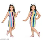 Cotton Blend Dress for Girls 