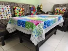 PVC Printed 4 Seaters Table Cover 