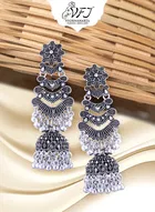 Oxidised Alloy Earrings for Women 