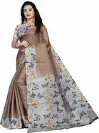 शारदा क्रिएशन आर्ट सिल्क कलमकारी प्रिंटेड साड़ी 