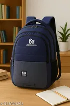 Polyester Backpack for Men & Women, Blue