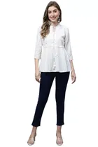 Cotton Embroidered Top for Women 