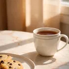 Ceramic Tea & Coffee Cup, White, Pack of 6 