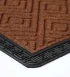 Rubber Doormat, Brown 