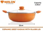 Aluminium Non Stick Sauce Pan with Glass Lid 